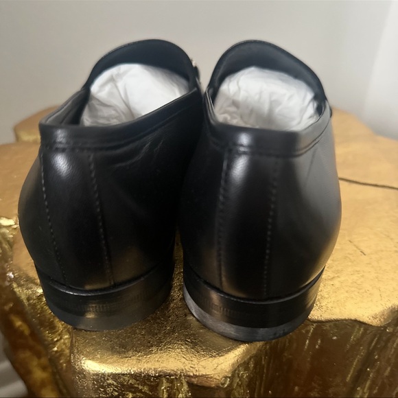 Gucci Jordaan Loafer 'Black Leather' Crystal Horsebit 36 - Picture 6 of 8